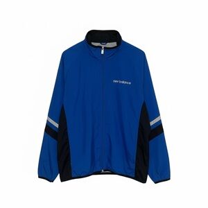 Vintage New Balance Jacket Men’s Medium Blue‎ Black Lightweight Windbreaker